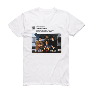 Sandy Coast And Their Name Is Sandy Coast Album Cover T-Shirt White