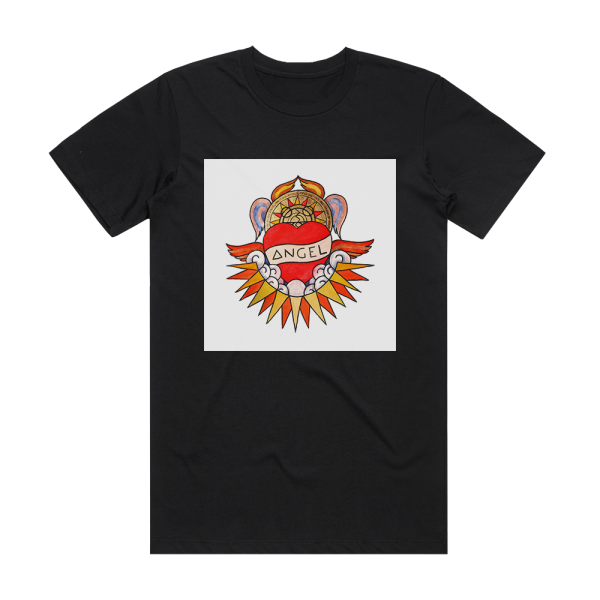 The 2 Bears Angel Touch Me Album Cover T-Shirt Black