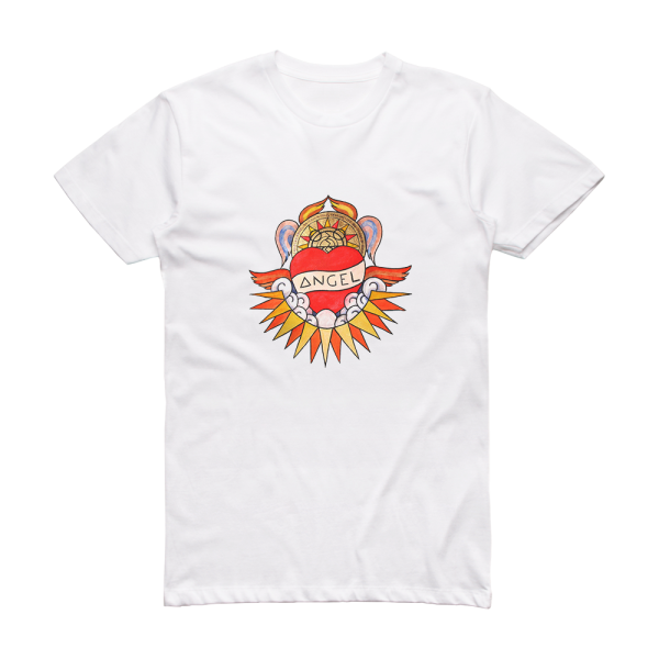 The 2 Bears Angel Touch Me Album Cover T-Shirt White