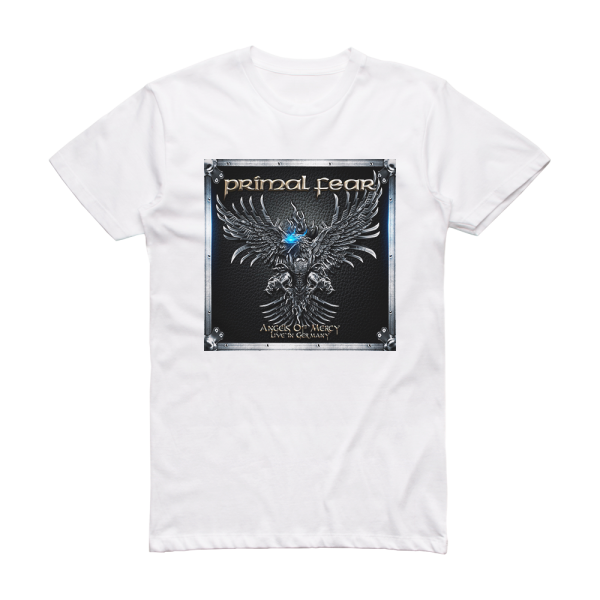 Primal Fear Angels Of Mercy Live In Germany Album Cover T-Shirt White