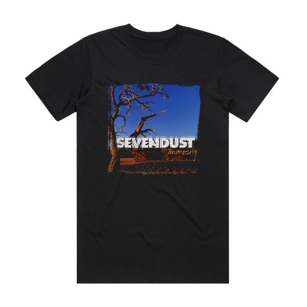 Sevendust Animosity 1 Album Cover T-Shirt Black