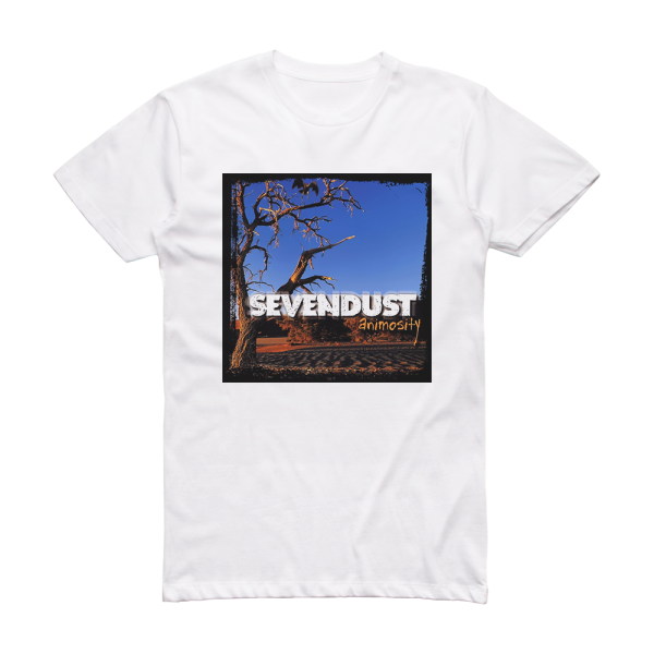 Sevendust Animosity 1 Album Cover T-Shirt White