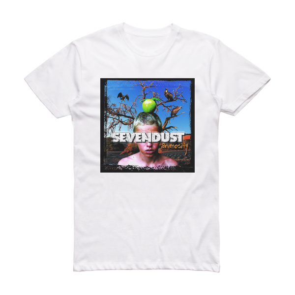 Sevendust Animosity 2 Album Cover T-Shirt White