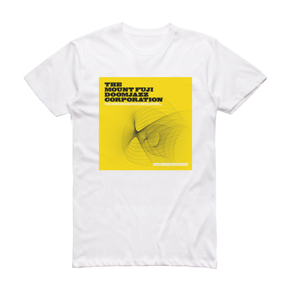 The Mount Fuji Doomjazz Corporation Anthropomorphic Album Cover T-Shirt White