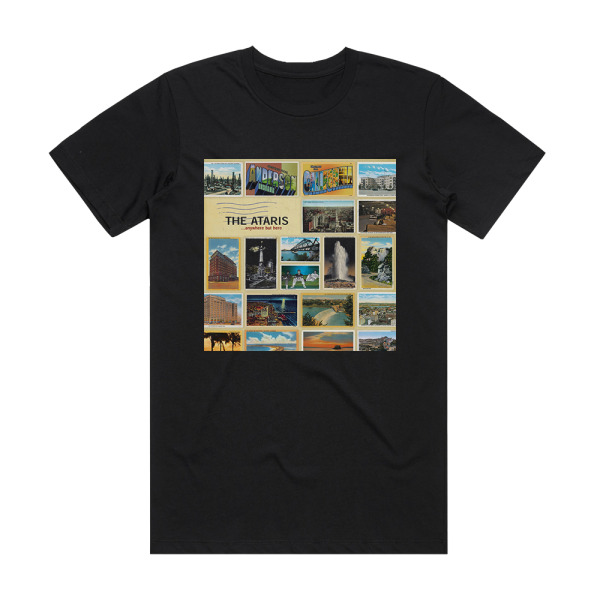 The Ataris Anywhere But Here Album Cover T-Shirt Black