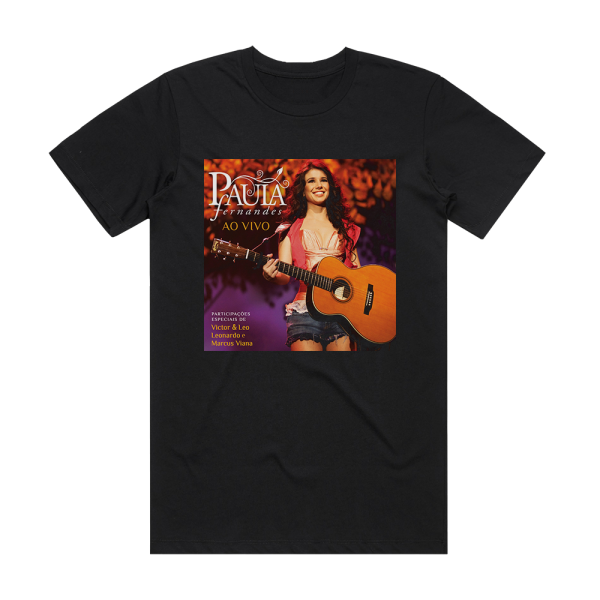 Paula Fernandes Ao Vivo Album Cover T-Shirt Black