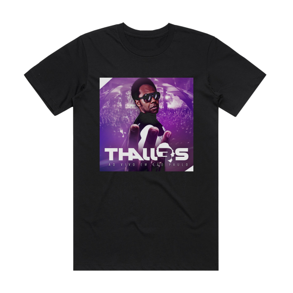 Thalles Ao Vivo Em So Paulo Album Cover T-Shirt Black