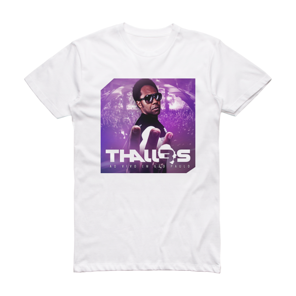 Thalles Ao Vivo Em So Paulo Album Cover T-Shirt White