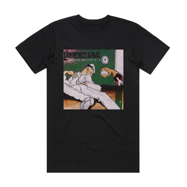 The Lawrence Arms Apathy And Exhaustion Album Cover T-Shirt Black