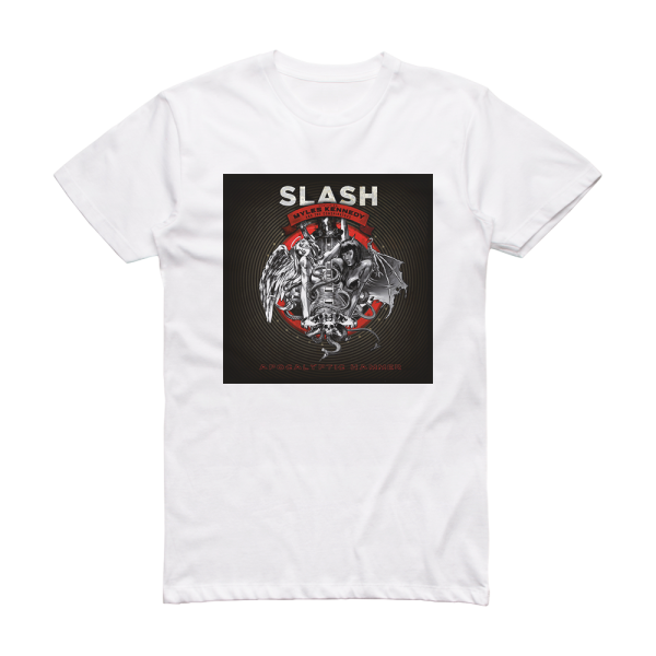 Slash Apocalyptic Hammer Album Cover T-Shirt White