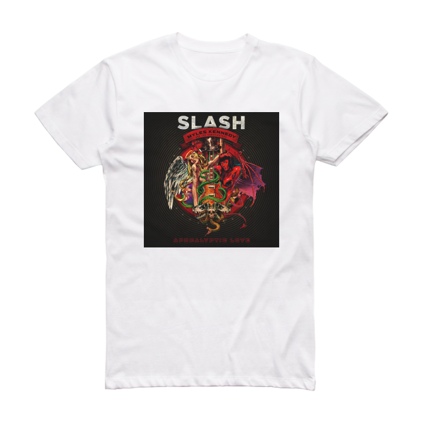 Slash Apocalyptic Love Album Cover T-Shirt White