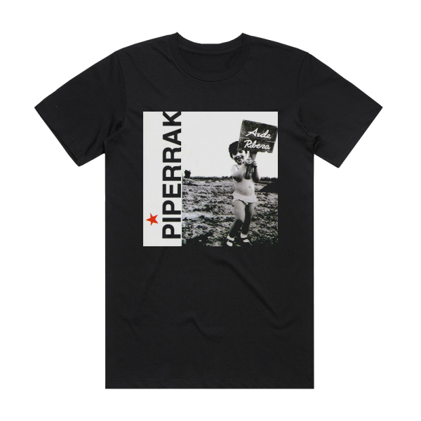 Piperrak Arde Ribera Album Cover T-Shirt Black