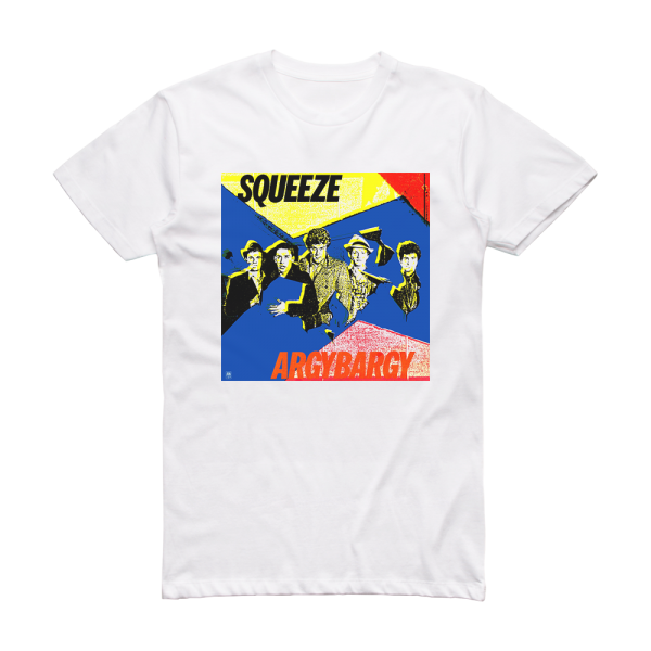 Squeeze Argybargy Album Cover T-Shirt White