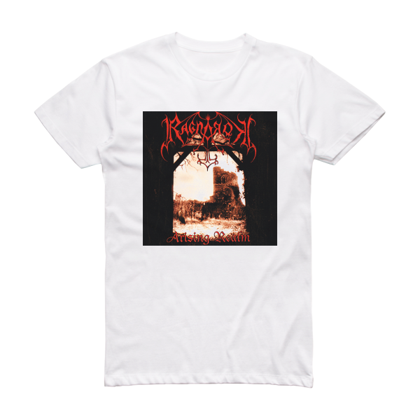 Ragnarok Arising Realm Album Cover T-Shirt White