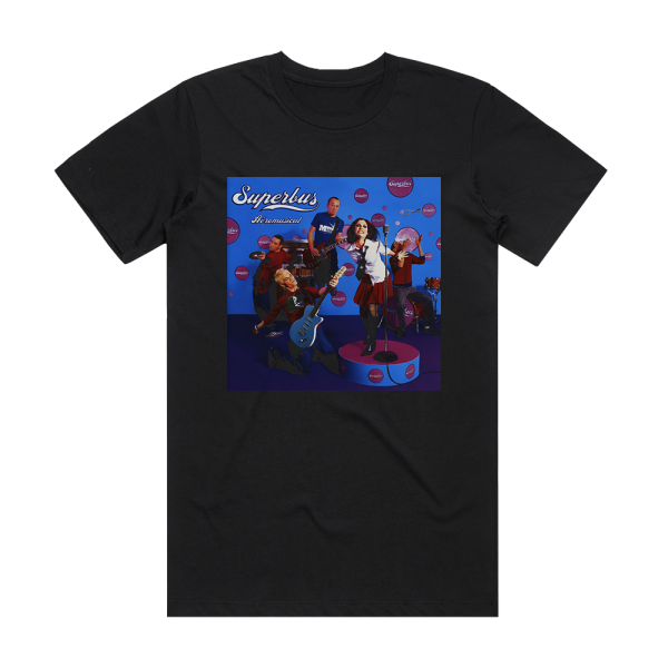 Superbus Aromusical Album Cover T-Shirt Black