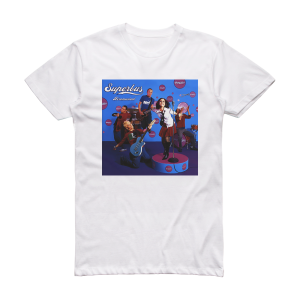 Superbus Aromusical Album Cover T-Shirt White