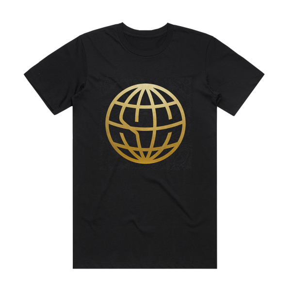 State Champs Around The World And Back Album Cover T-Shirt Black