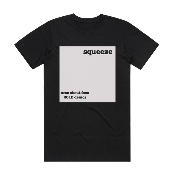 Squeeze Arse About Face Album Cover T-Shirt Black