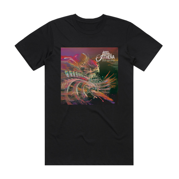 White Arms of Athena Astrodrama Album Cover T-Shirt Black