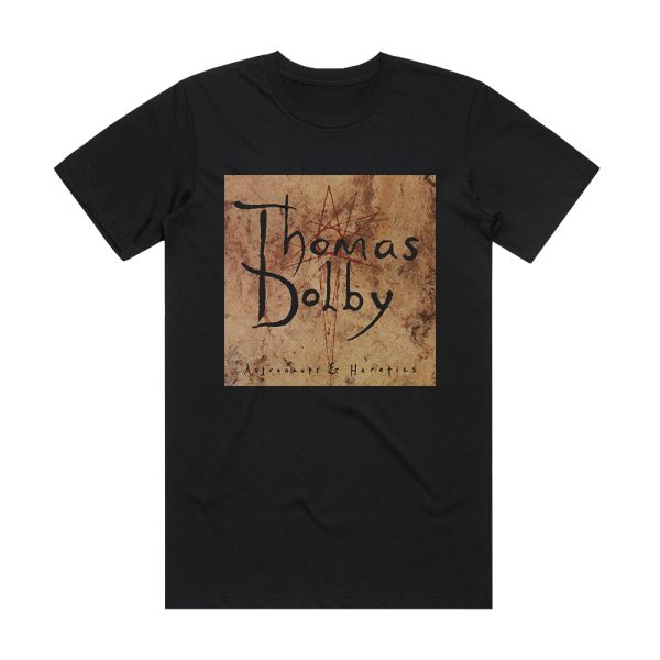 Thomas Dolby Astronauts Heretics Album Cover T-Shirt Black