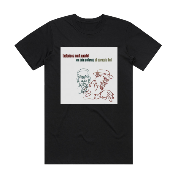 Thelonious Monk Quartet At Carnegie Hall Album Cover T-Shirt Black