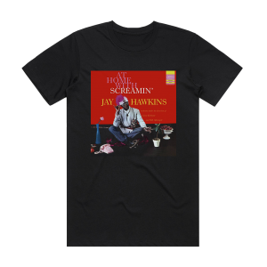 Screamin Jay Hawkins At Home With Screamin Jay Hawkins Album Cover T-Shirt Black