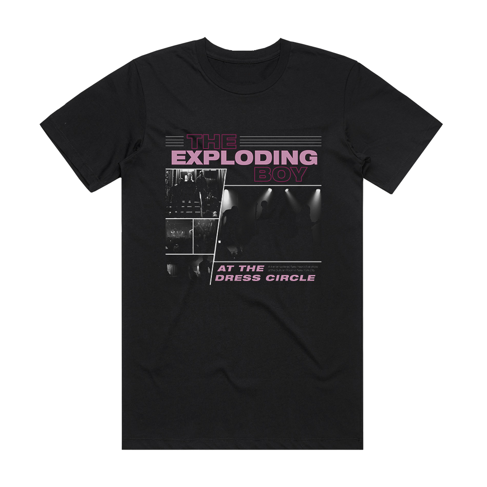 The Exploding Boy At The Dress Circle Album Cover T-Shirt Black