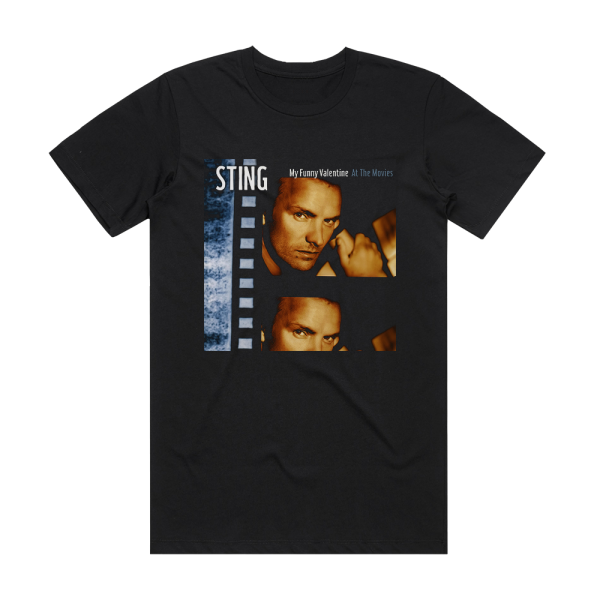 Sting At The Movies Album Cover T-Shirt Black