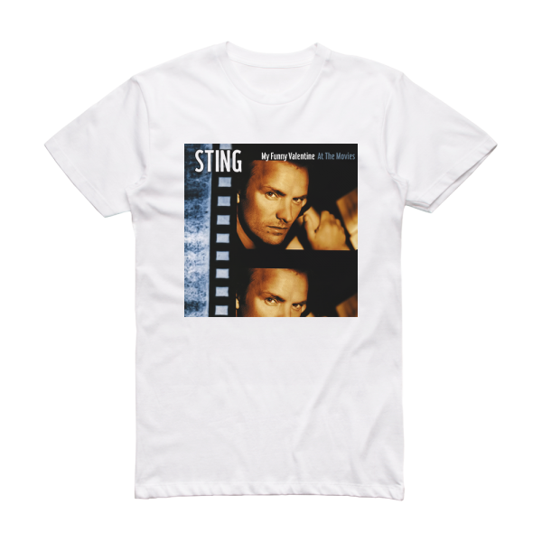 Sting At The Movies Album Cover T-Shirt White