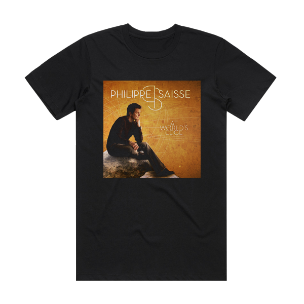 Philippe Saisse At Worlds Edge Album Cover T-Shirt Black