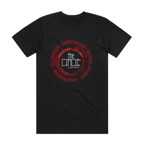 Sammy Hagar and The Circle At Your Service Album Cover T-Shirt Black