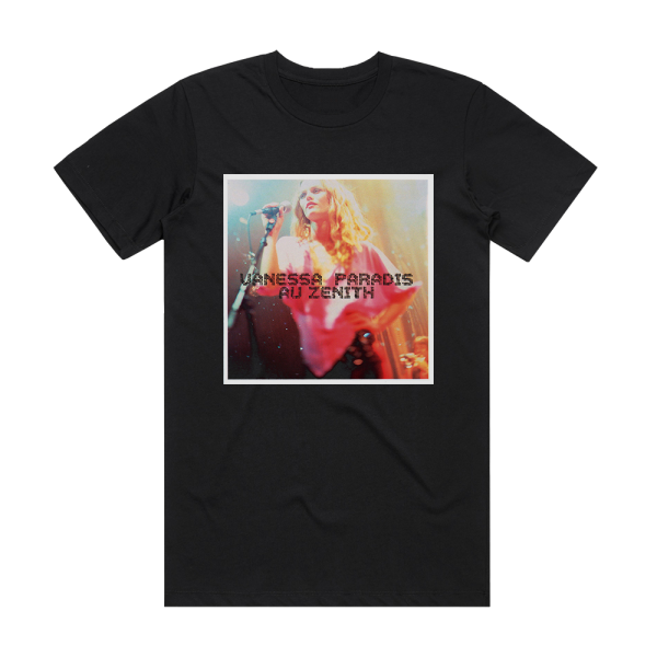 Vanessa Paradis Au Znith Album Cover T-Shirt Black