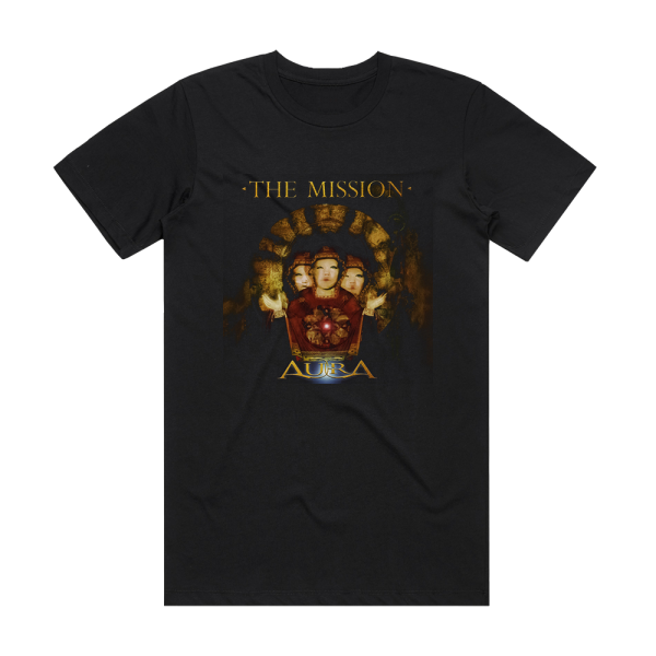 The Mission Aura Album Cover T-Shirt Black