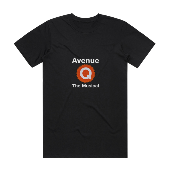 Robert Lopez Avenue Q The Musical Album Cover T-Shirt Black