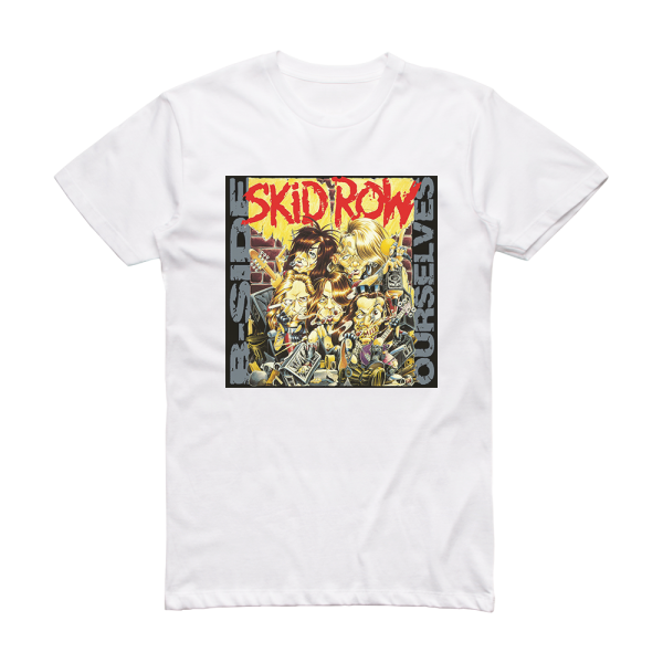 Skid Row B Side Ourselves Album Cover T-Shirt White