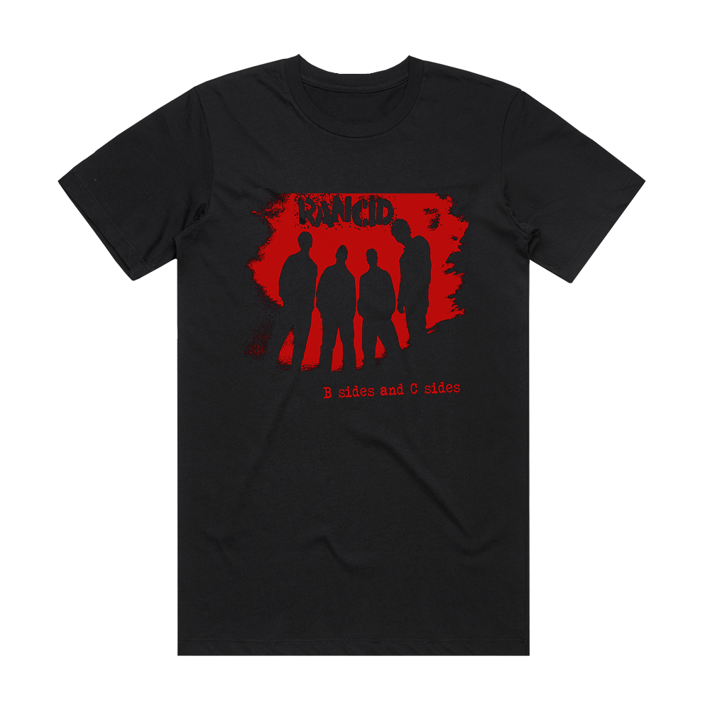 Rancid B Sides And C Sides Album Cover T Shirt Black