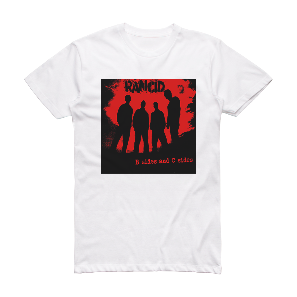 Rancid B Sides And C Sides Album Cover T Shirt White