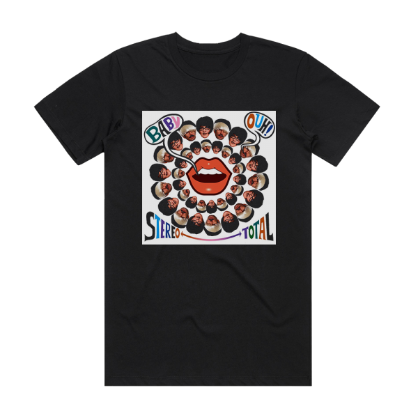 Stereo Total Baby Ouh Album Cover T-Shirt Black