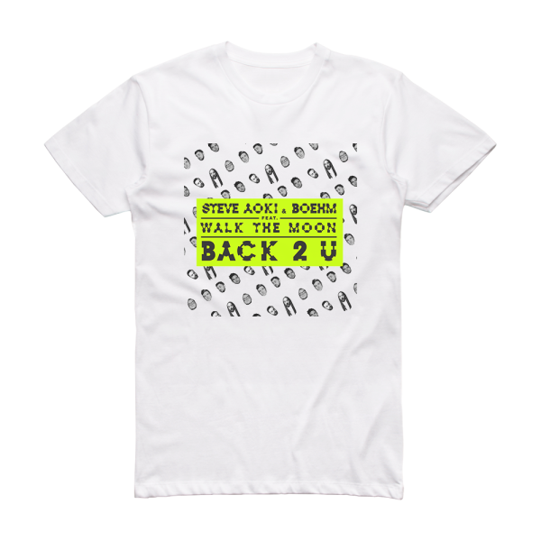 Steve Aoki Back 2 U Album Cover T-Shirt White