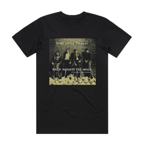 Stiff Little Fingers Back Against The Wall The Essential Fingers Collection Album Cover T-Shirt Black