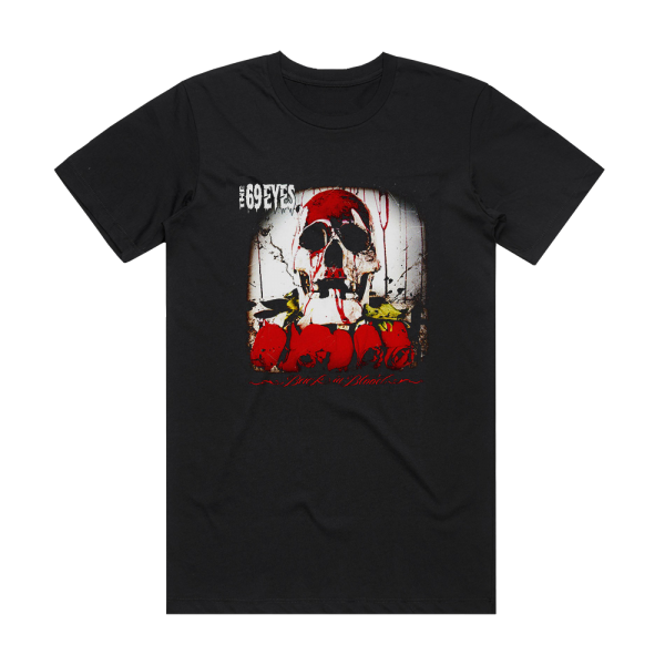 The 69 Eyes Back In Blood Album Cover T-Shirt Black