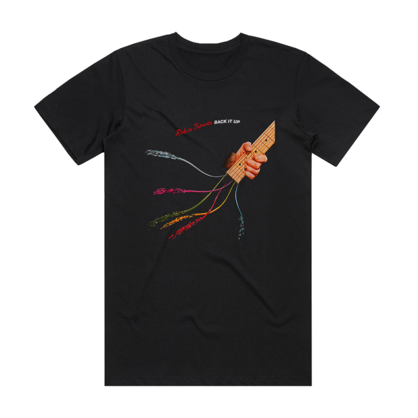 Robin Trower Back It Up Album Cover T-Shirt Black