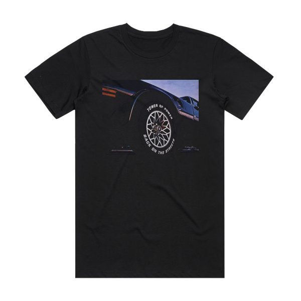 Tower of Power Back On The Streets Album Cover T-Shirt Black