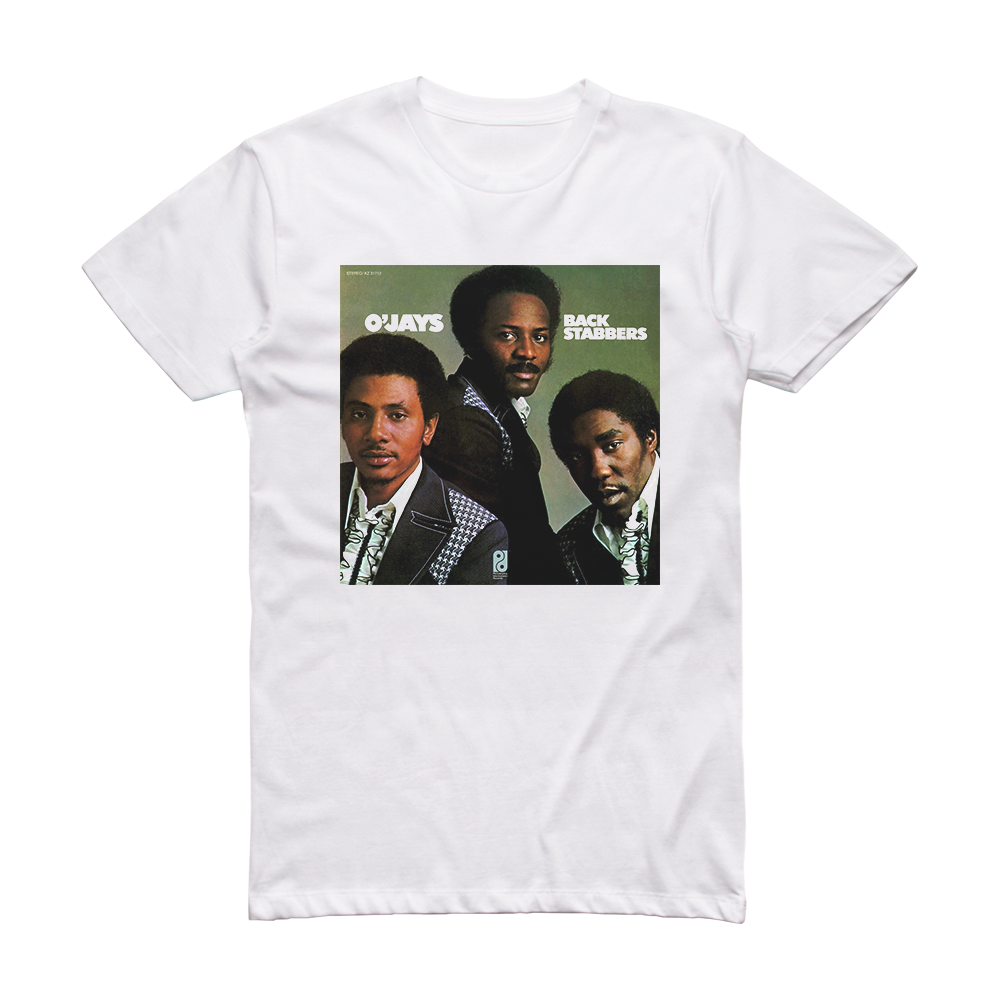 The OJays Back Stabbers Album Cover T-Shirt White – ALBUM COVER T-SHIRTS