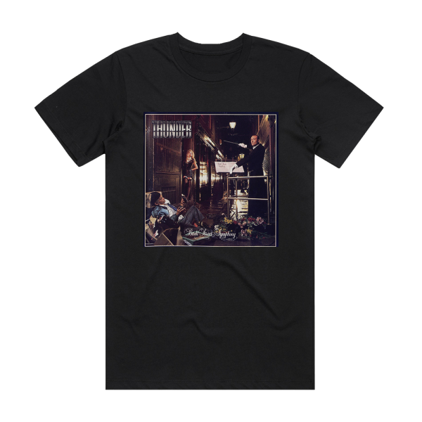 Thunder Back Street Symphony 1 Album Cover T-Shirt Black