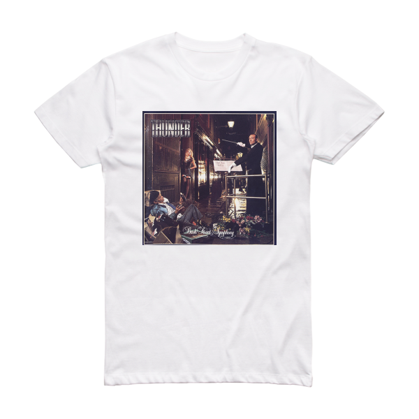 Thunder Back Street Symphony 1 Album Cover T-Shirt White