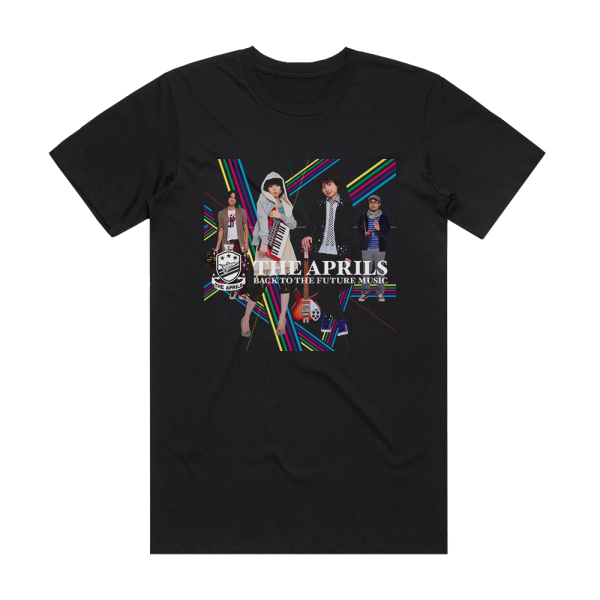 The Aprils Back To The Future Music Album Cover T-Shirt Black