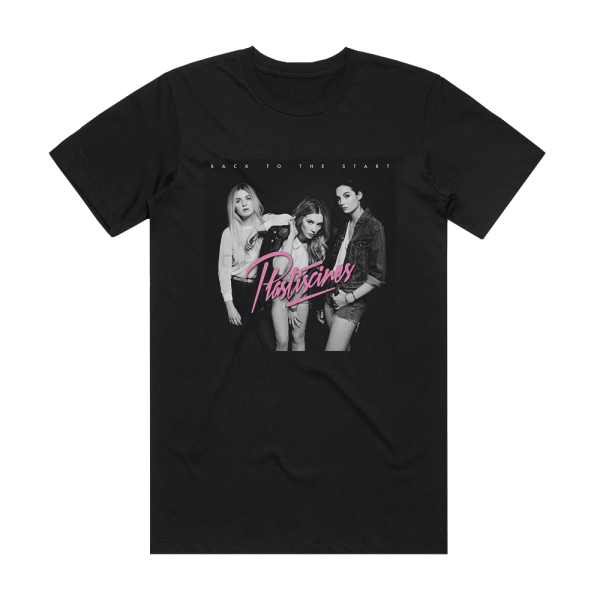 Plastiscines Back To The Start Album Cover T-Shirt Black