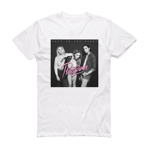 Plastiscines Back To The Start Album Cover T-Shirt White