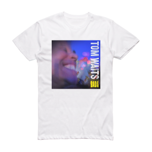Tom Waits Bad As Me 1 Album Cover T-Shirt White